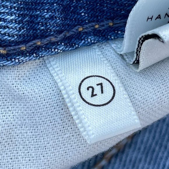 GRLFRND Distressed Raw Hem Cut Off High Waist Denim Shorts Size 27 - Picture 6 of 15